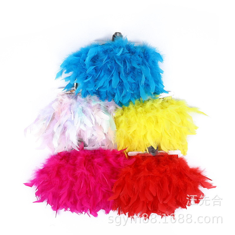火片 羽毛条 多色可印染 舞台演出配饰 生产厂家