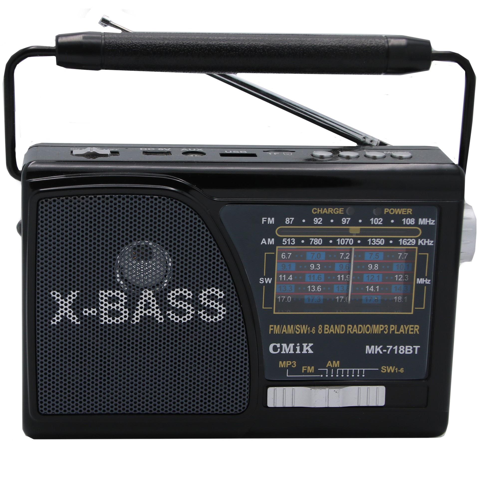 cmik factory direct sale multi-band card-inserting radio, multi-functional retro portable radio with light