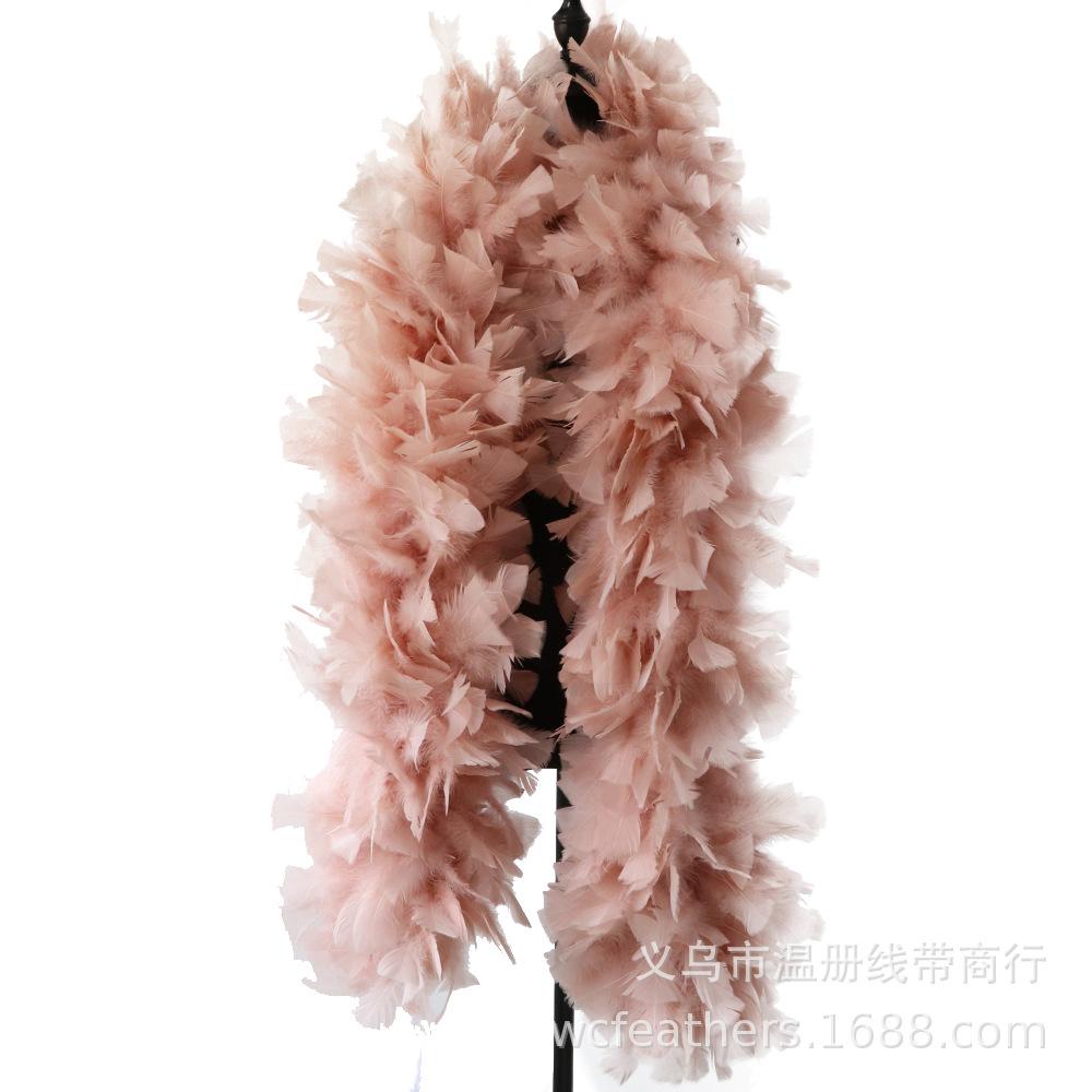温册平板毛条羽毛拍摄道具T台走秀装饰羽毛条节日装扮服装辅料详情图7