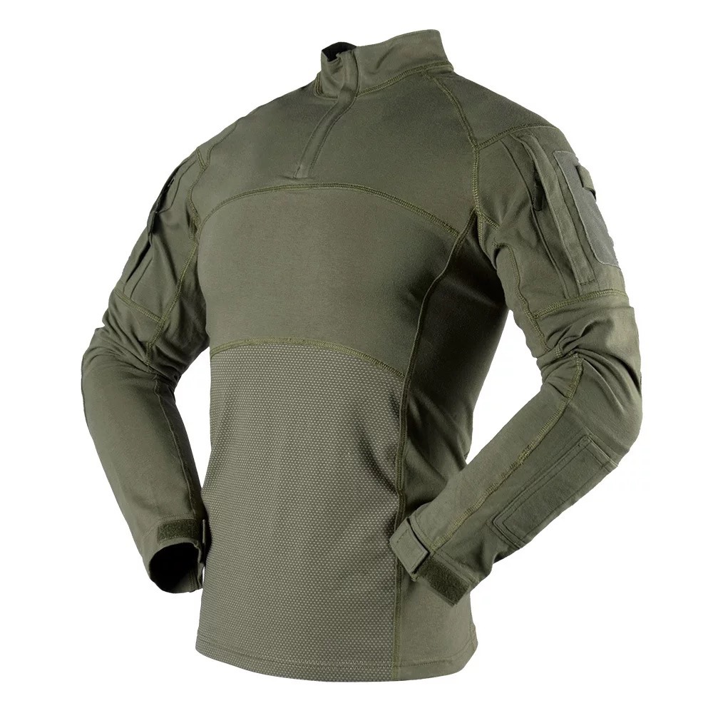 Tactical camouflage kids' uniform top, military enthusiast outdoor sports frog training uniform, real-person CS long-sleeved men's G3 tight undefined