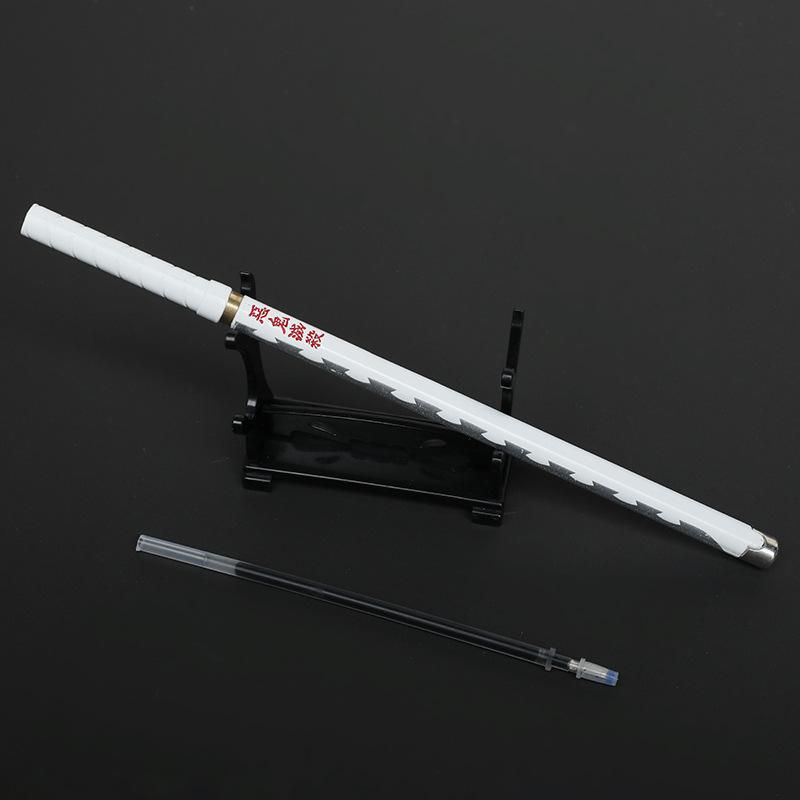 鬼灭之刃刀 中性笔创意卡通玩具可换芯 动漫周边学生文具桌面摆件详情图6