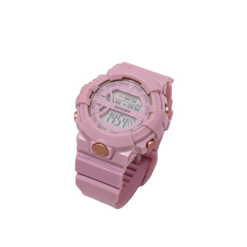 The popular matcha student electronic watch, creative unicorn sports women's wristwatch, waterproof luminous men's watch on Instagram details Picture