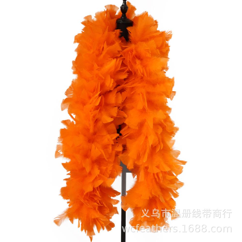 温册平板毛条羽毛拍摄道具T台走秀装饰羽毛条节日装扮服装辅料详情图18