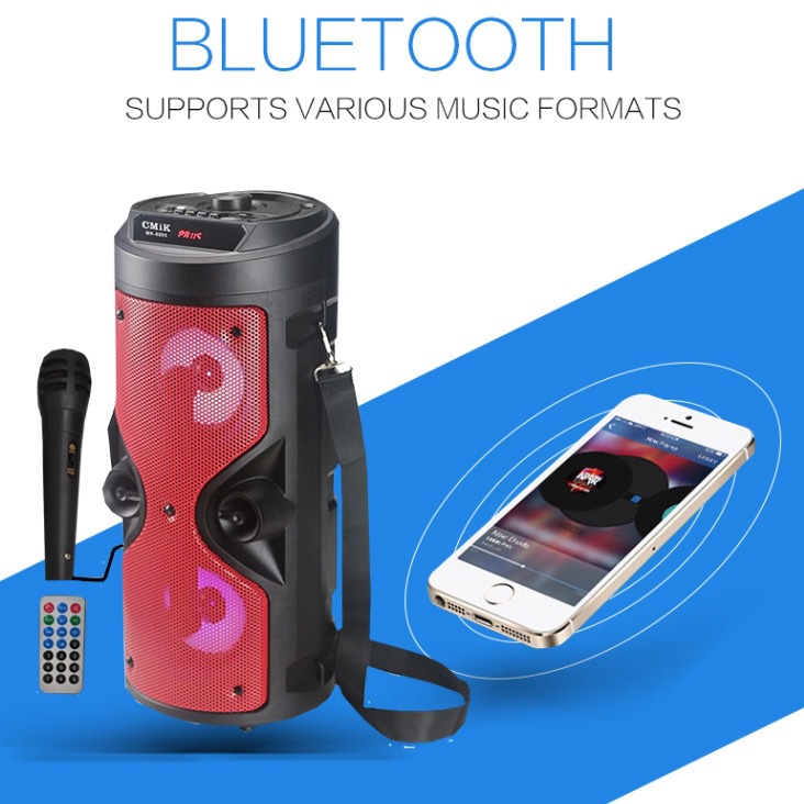 cmik portable small home outdoor wireless Bluetooth hand-pulled lever speaker subwoofer square dance sound system Specification image