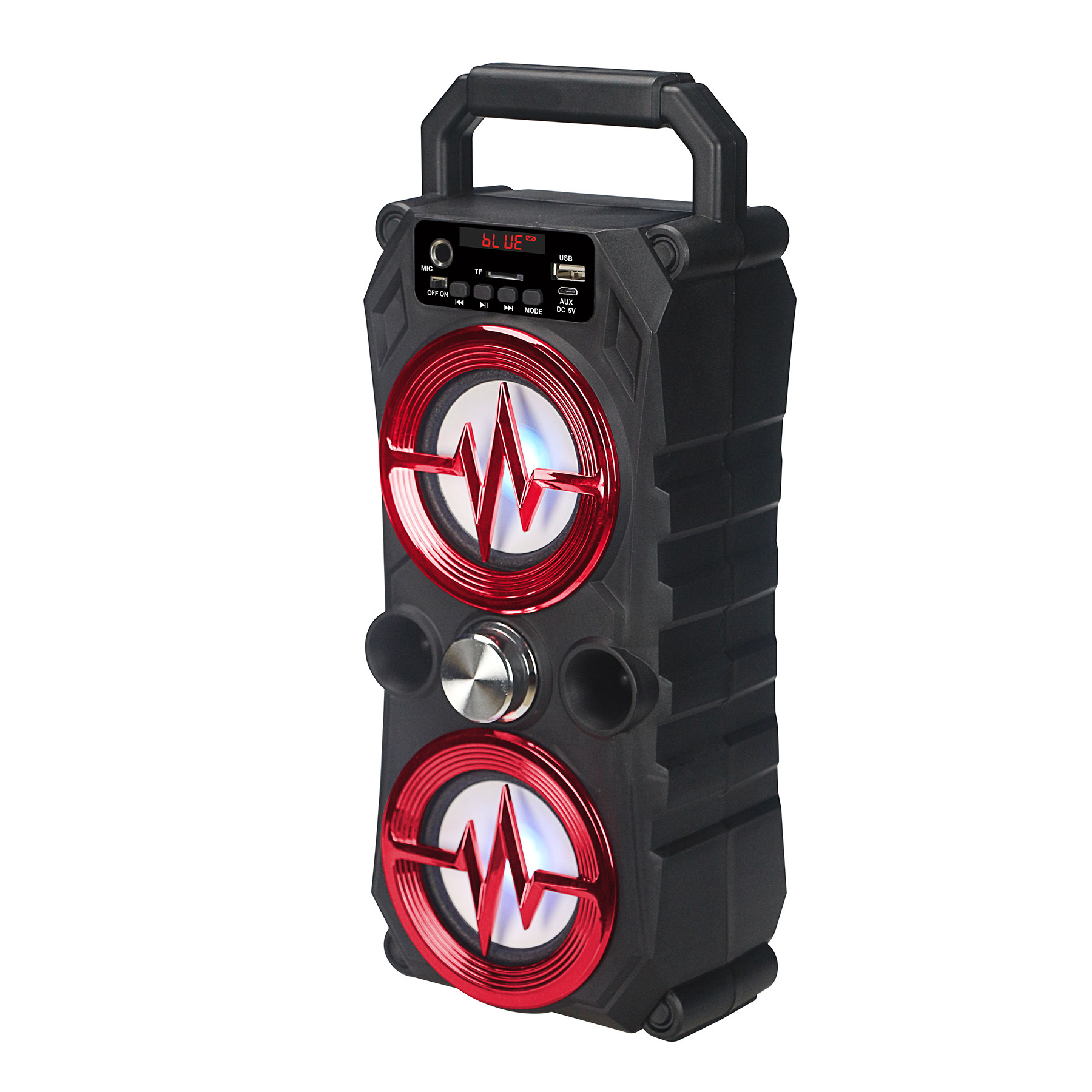 Factory wholesale wireless Bluetooth speakers, mini portable USB card holders, outdoor portable square dance audio equipment Specification image