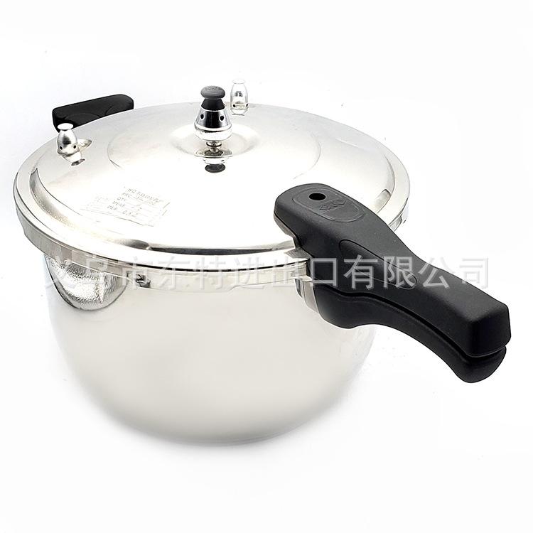 Stainless steel pressure cooker for both household and commercial use, double-bottom pressure cooker for export details Picture