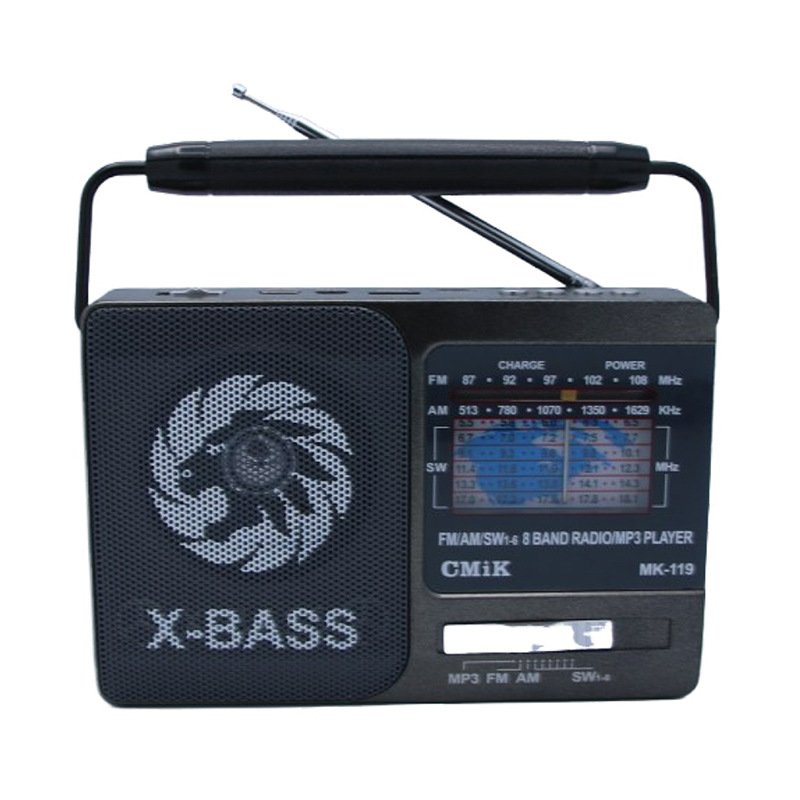 cmik复古风手机无线蓝牙音箱HIFI音响插卡USB便携低音炮收音机