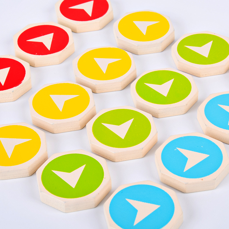 Children's color cognition direction matching parent-child interactive tabletop game early education color enlightenment toy manufacturer cross-border Application Scenario