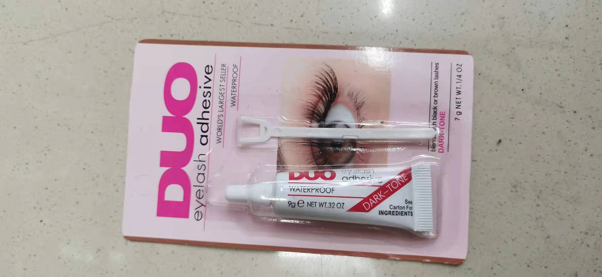 黑白假睫毛胶水双眼皮胶水 美目一次性EYE胶水eyelash glue白底实物图