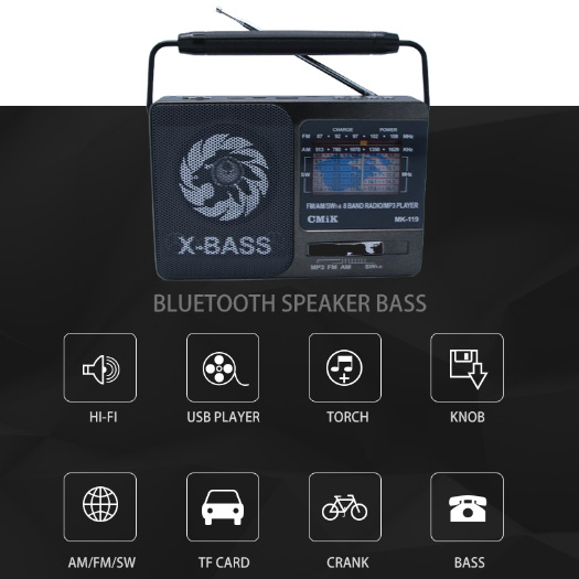cmik retro-style mobile phone wireless Bluetooth speaker HIFI audio system card USB portable subwoofer radio Application Scenario
