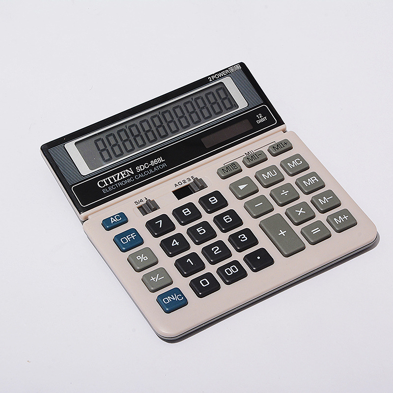 Manufacturers directly supply CT-868L multi-functional 12-bit calculator cross-border calculator financial office