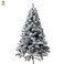 1.8m混合植绒跨境欧美商场装饰圣诞树厂家直供定制规格加密铁底座白底实物图