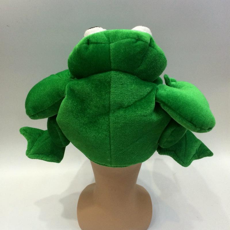 Green frog prince hats, various animal soft hats, performance hats, custom-made stage performance hats Application Scenario
