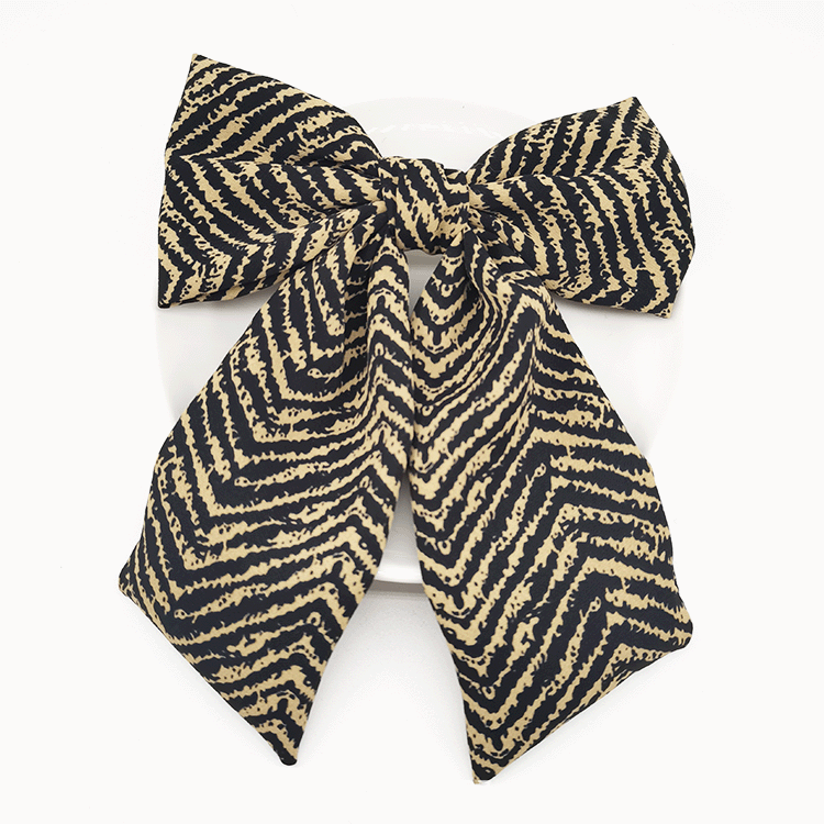 Lace Double Bow Back Head Hair Clip Small Fresh Fashion Simple One-Line Clip Hair Accessories Manufacturers