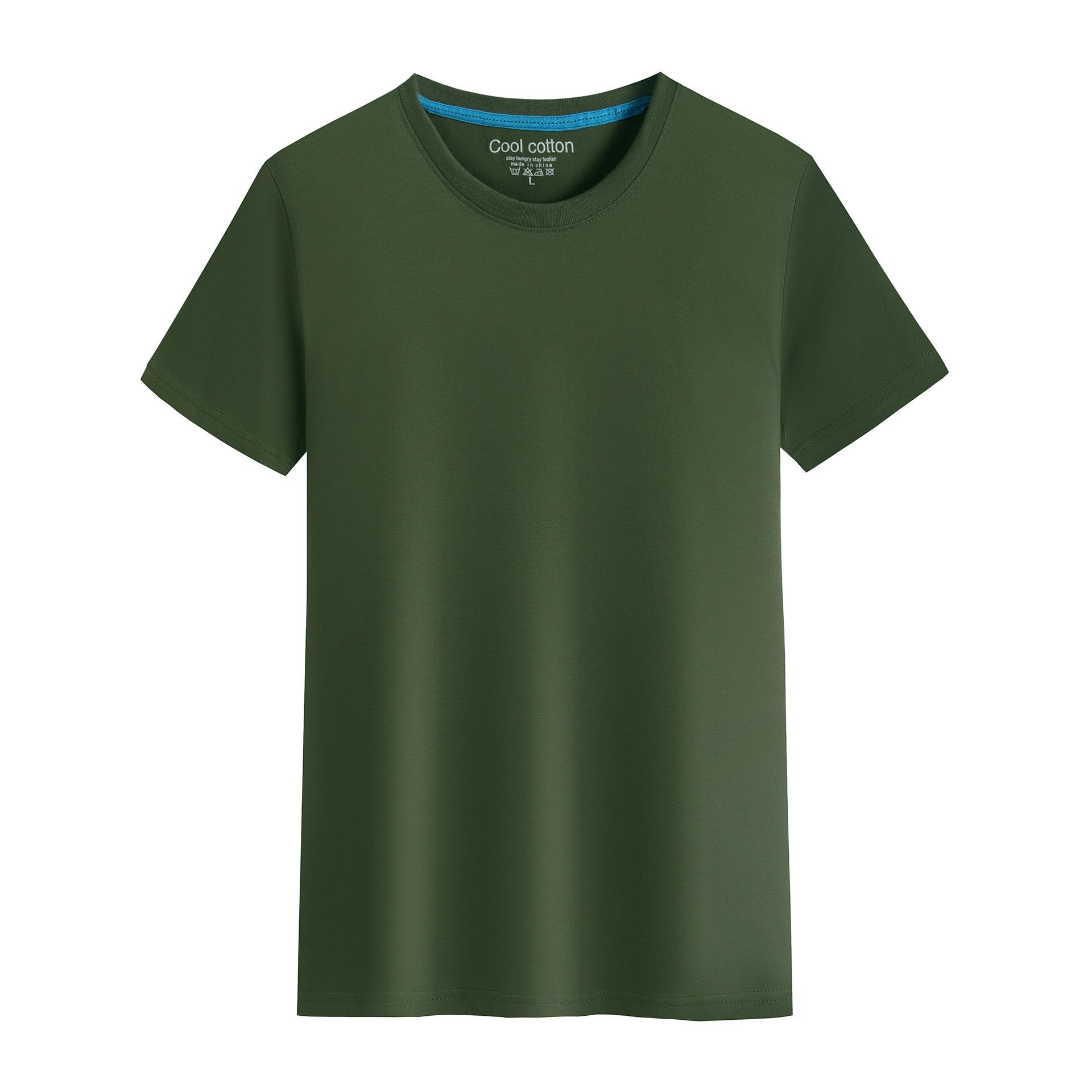 夏季新款宽松圆领t恤团体文化广告衫定制印logo短袖班服定制圆领详情图6