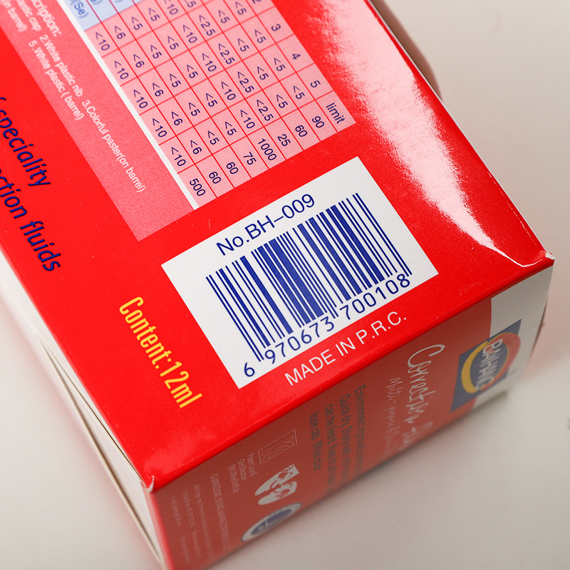 Creative learning stationery with brush heads, small white bottles with screw caps, correction fluid, correction fluid, office and study indelible tablets wholesale Application Scenario