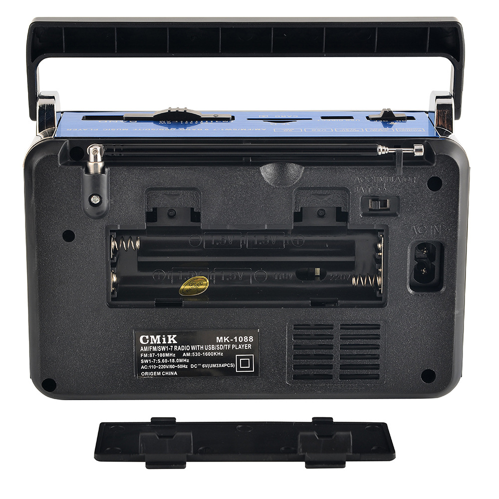 cmik FM multi-band retro radio, card radio, MP3 player with flashlight, customized for export details Picture