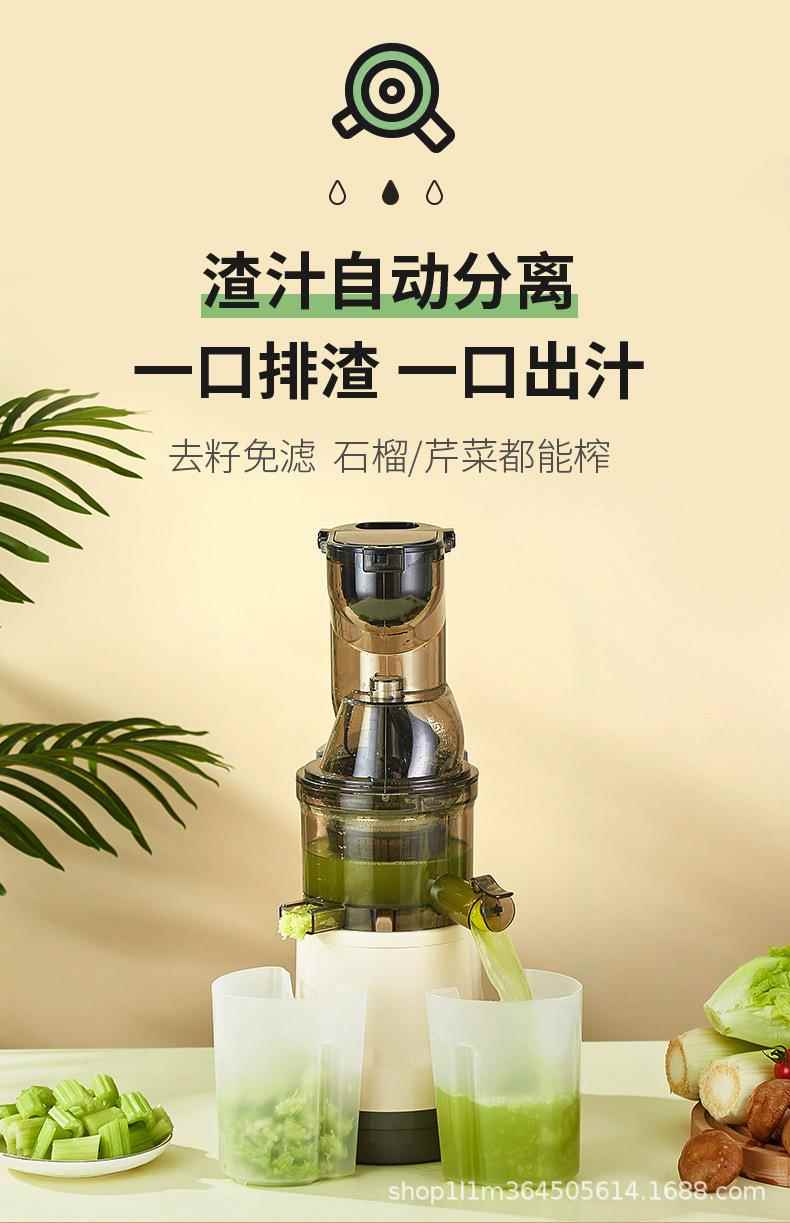 生姜榨汁神器挤压姜机专用姜汁小型家用渣汁分离器打老姜汁电动详情5