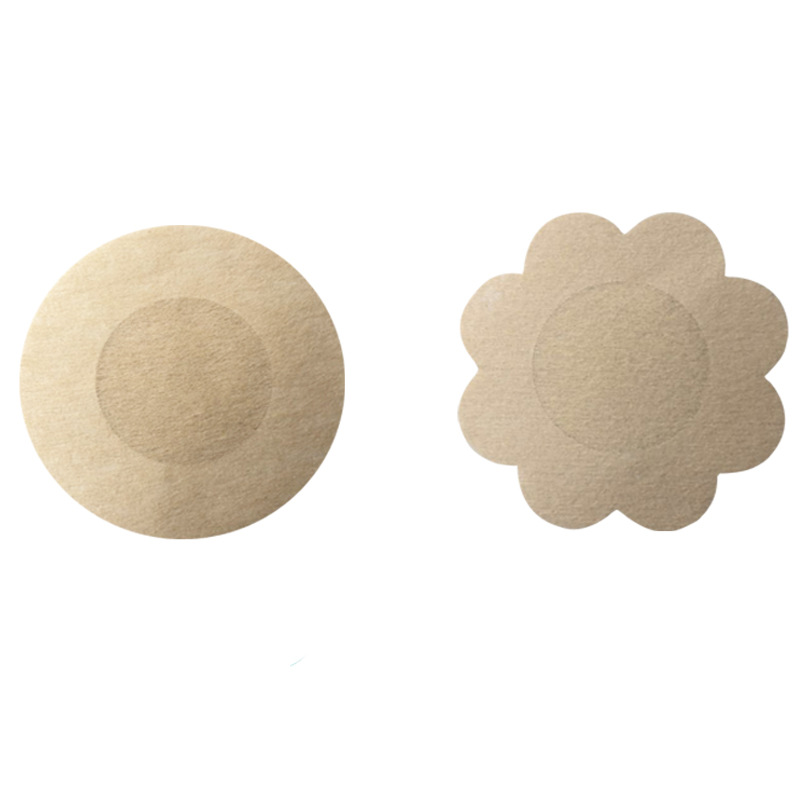 Cross-Border Supply A Large Number Of Spot Breast Sticker Silicone Invisible Breast Sticker Anti-Protruding Spot Anti-Leakage Nipple Sticker Non-Woven Disposable Breast Sticker Factory Price Direct Sales Item Picture