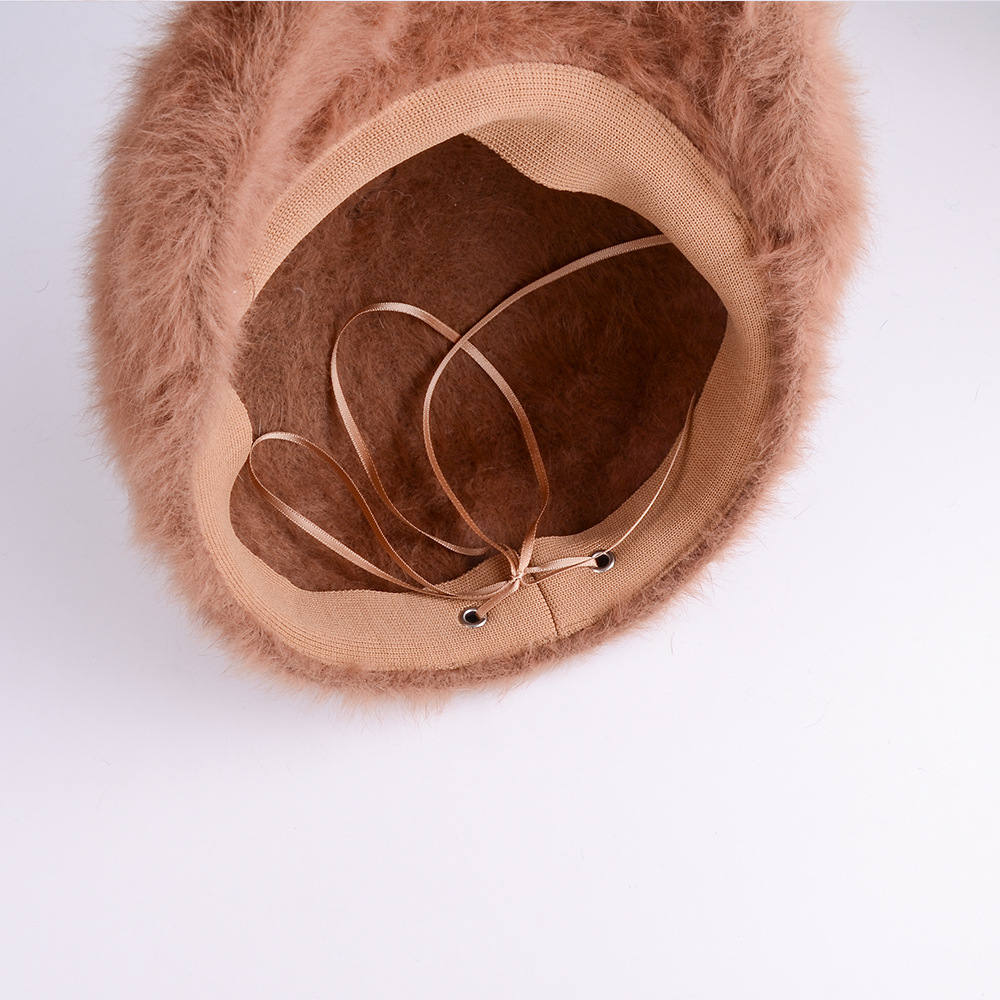 Kangaroo Angora Rabbit Hair Beret Cap Ins Hat Kangol Hyuna The Same Forward Hat Manufacturers Custom Application Scenario