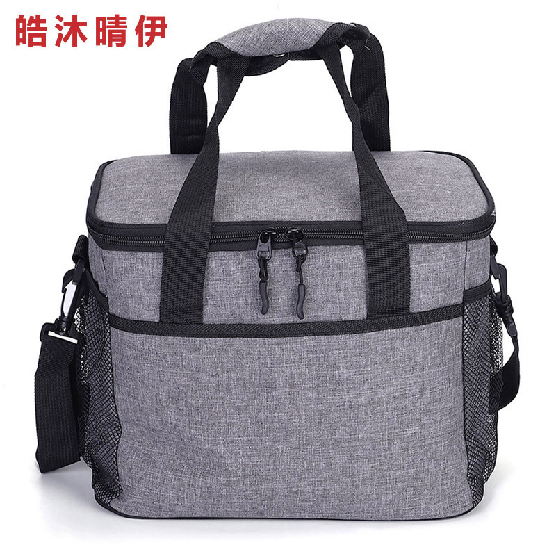 Ice packs, large-capacity outdoor picnic bags, cold preservation student lunch boxes, portable takeout boxes, hand-held thickened insulated bags, insulated boxes
