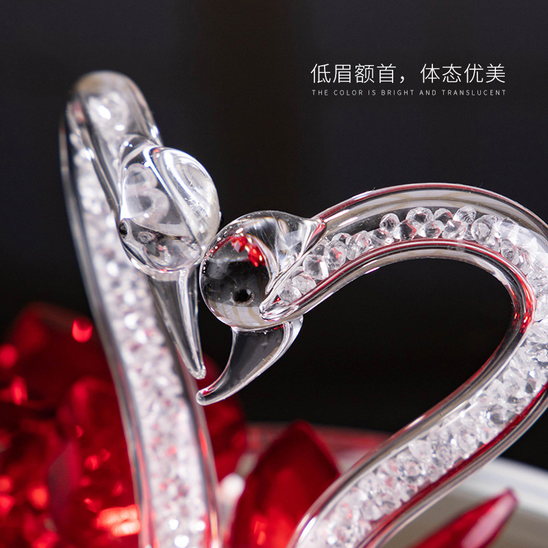 Car Perfume Seat Decoration Couple Crystal Swan Interior Decoration Car Decoration Automotive Supplies Wholesale Application Scenario