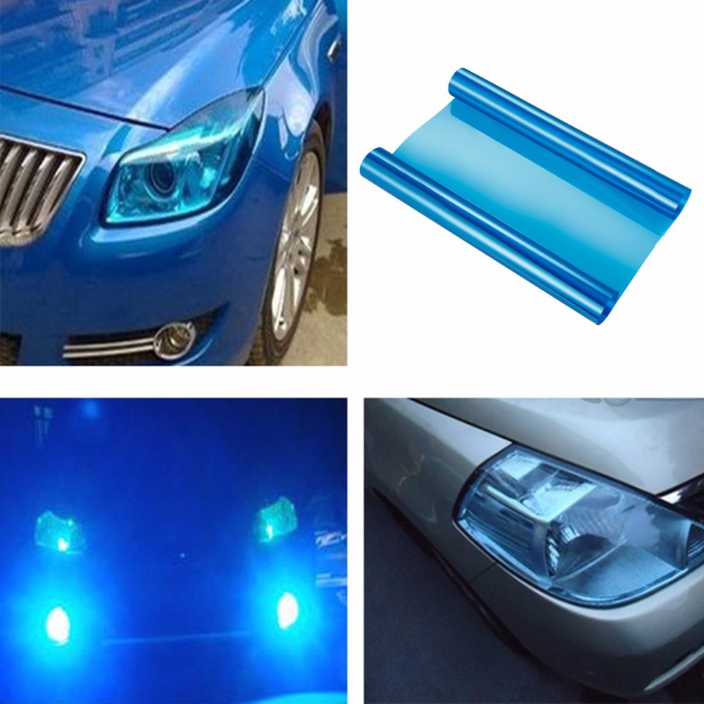 30 X100cm Car Headlights Color Changing Film Brake Light Sticker Taillight Color Changing Film Light Transmitting Film Car Sticker Modified Color Changing Film Personalized Diy Color Changing Film details Picture