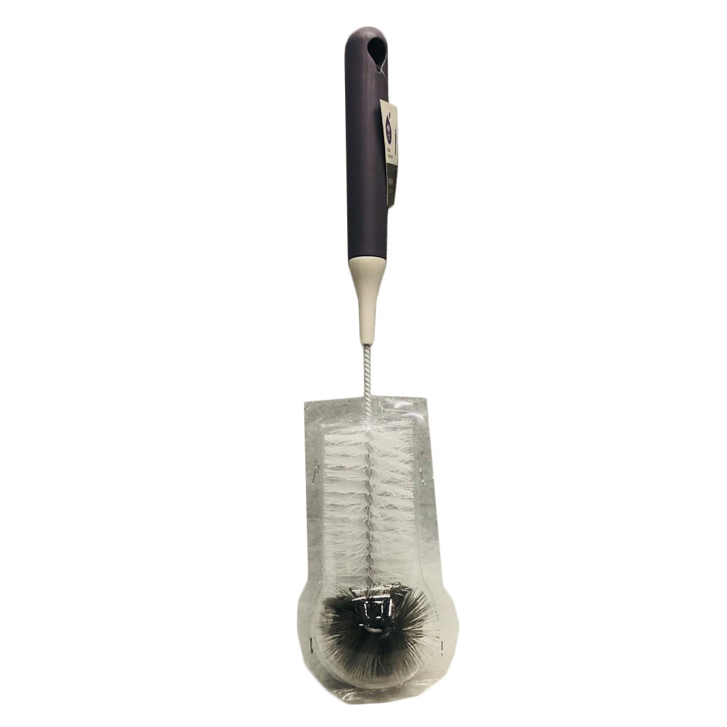 Rose Shaped Cup Brush Long Handle Cleaning Cloth Cup Brush Foam Shell Cleaning Bottle Sponge Brush Rs-300027 Specification drawing