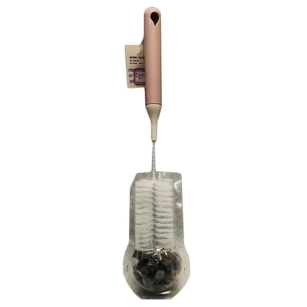 Rose Shaped Cup Brush Long Handle Cleaning Cloth Cup Brush Foam Shell Cleaning Bottle Sponge Brush Rs-300027 Application Scenario