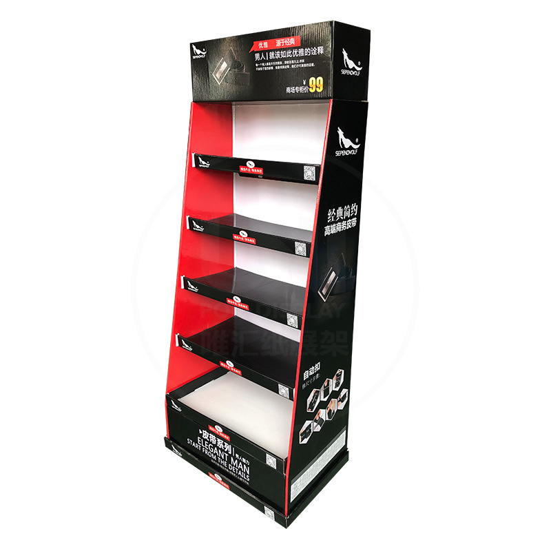 Source manufacturers paper shelves promotion snacks display paper shelves supermarket corrugated paper toy display shelves Specification drawing