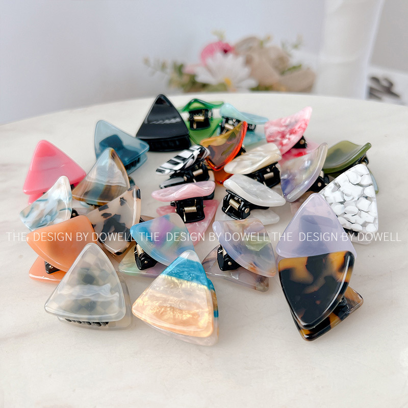 Dovey Accessories Mini Edge Clip With Acetic Acid Clip Children Temperament Ponytail Clip Fringe Clip Wholesale Hair Clip