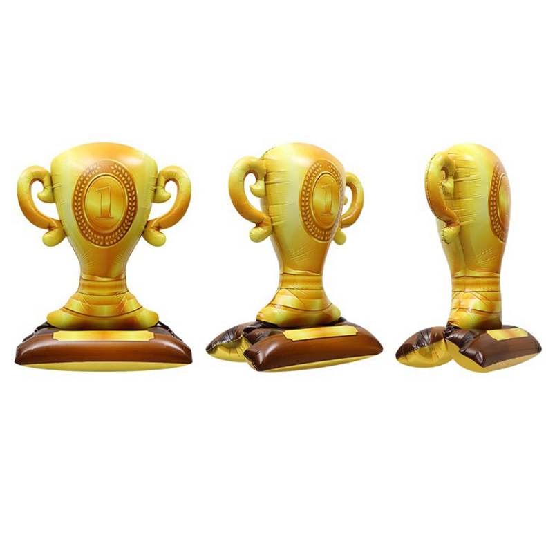 Cross-Border Super Large Standing Trophy Aluminum Balloon Sports School Sports Celebration Dinner Birthday Party Decoration Application Scenario