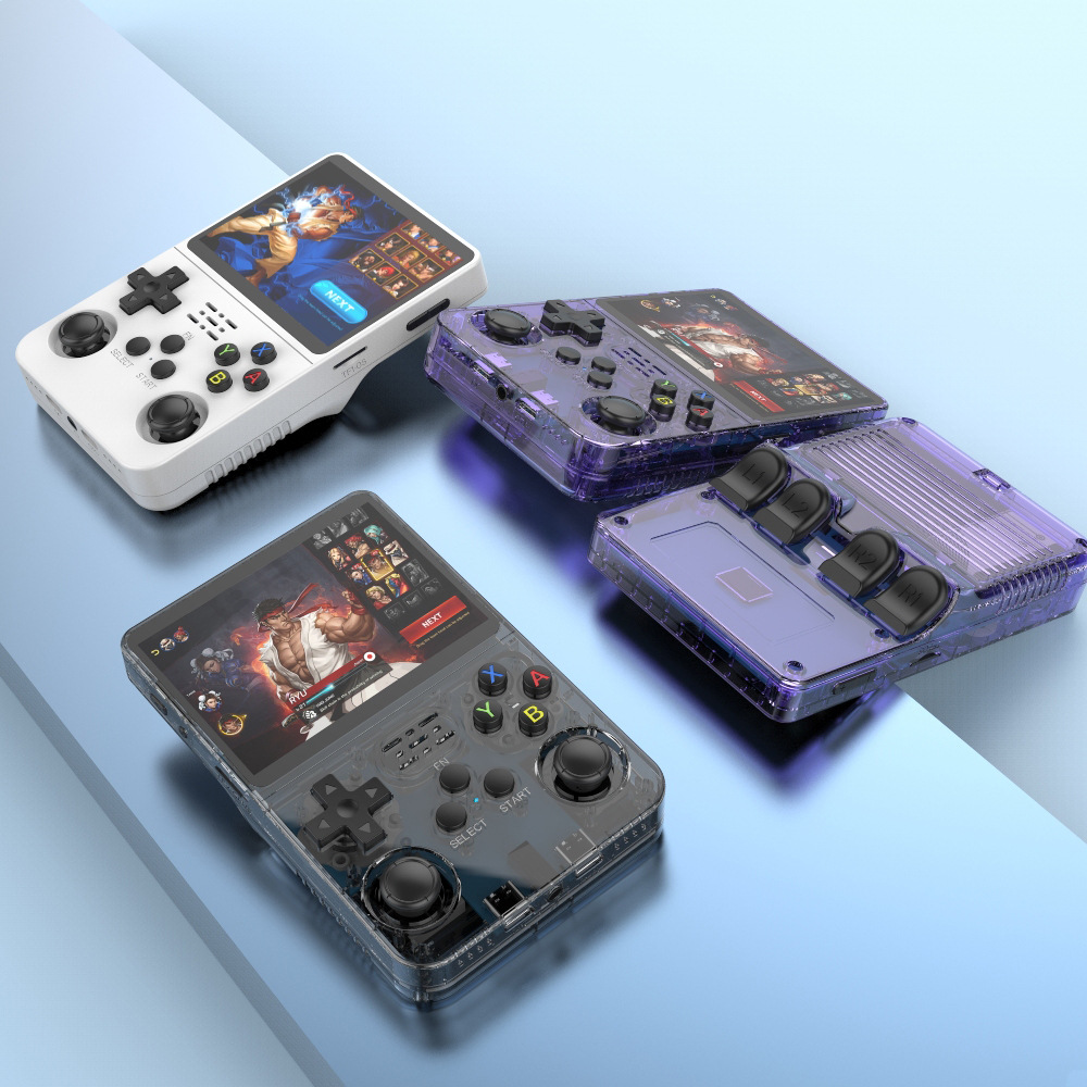 R36 New Open Source Handheld Portable Retro Gbafcgb Arcade Game Nostalgic Handheld Game Console 3D Dual System Handheld Game Console Video Game Console details Picture