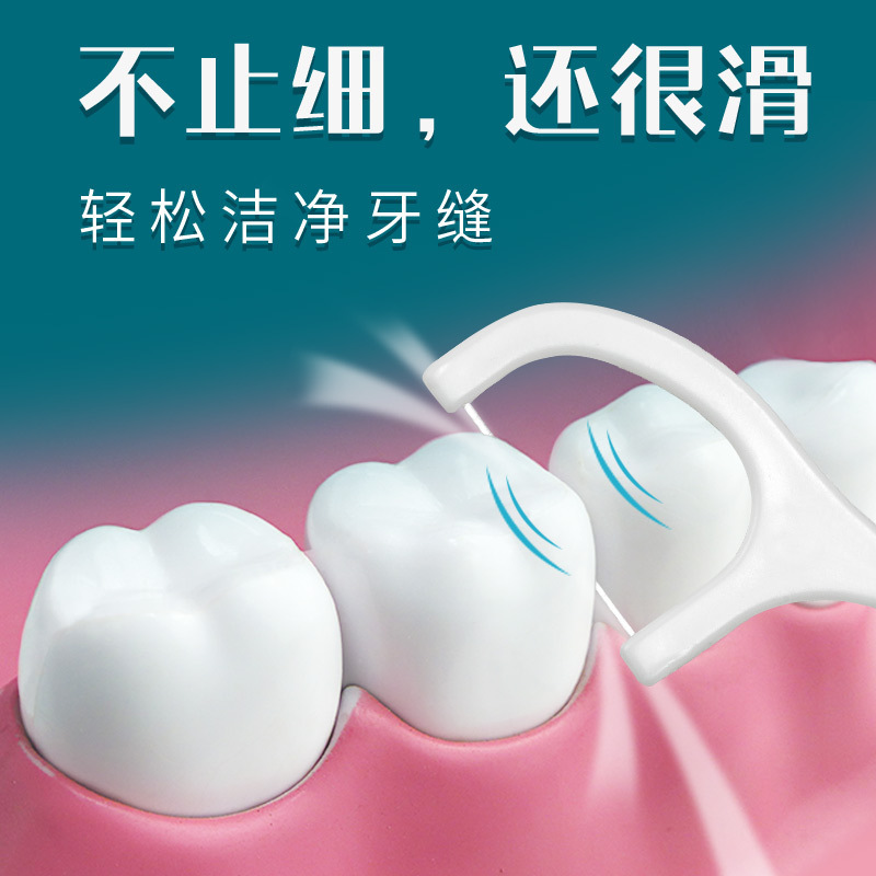 Disposable Dental Floss Box Portable Dental Cleaning And Dental Care Ultra Fine Floss Stick Rs-8833 Specification drawing