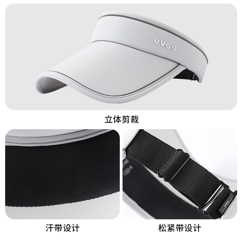 Sunblock Hats Men's And Women's Empty Hats Summer Outdoor Sun Hats Uv Protection Upf50+ Large Brimmed Beach Hats Specification drawing