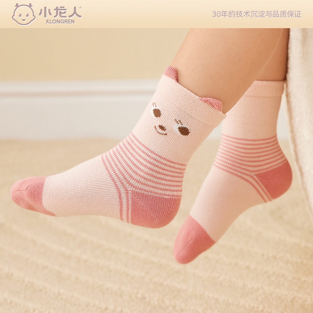 Little Dragon Man 2023 Baby Socks Girls Boneless Loose Baby Socks Autumn Winter 0-5 Years Old Children Socks Wholesale details Picture