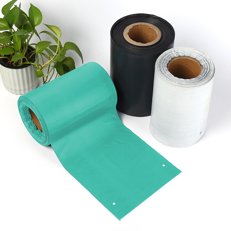 Source Manufacturers Wholesale Pre-Opening Packaging Black Green White With Rolling Bag Express Bag Clothing Bags Specification drawing
