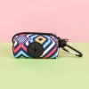 Maidi Cross-border's new fashionable heart-shaped printed pet dog walking garbage bag dispenser and portable poop bag storage details Picture