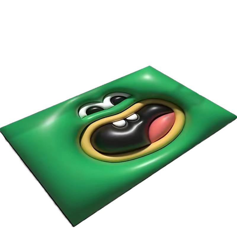 Technology Cloth Printed Foot Mat Diatom Mud Printed Quick-Drying Non-Slip Mat Sanitary Ware Kitchen Door Vision Item Picture