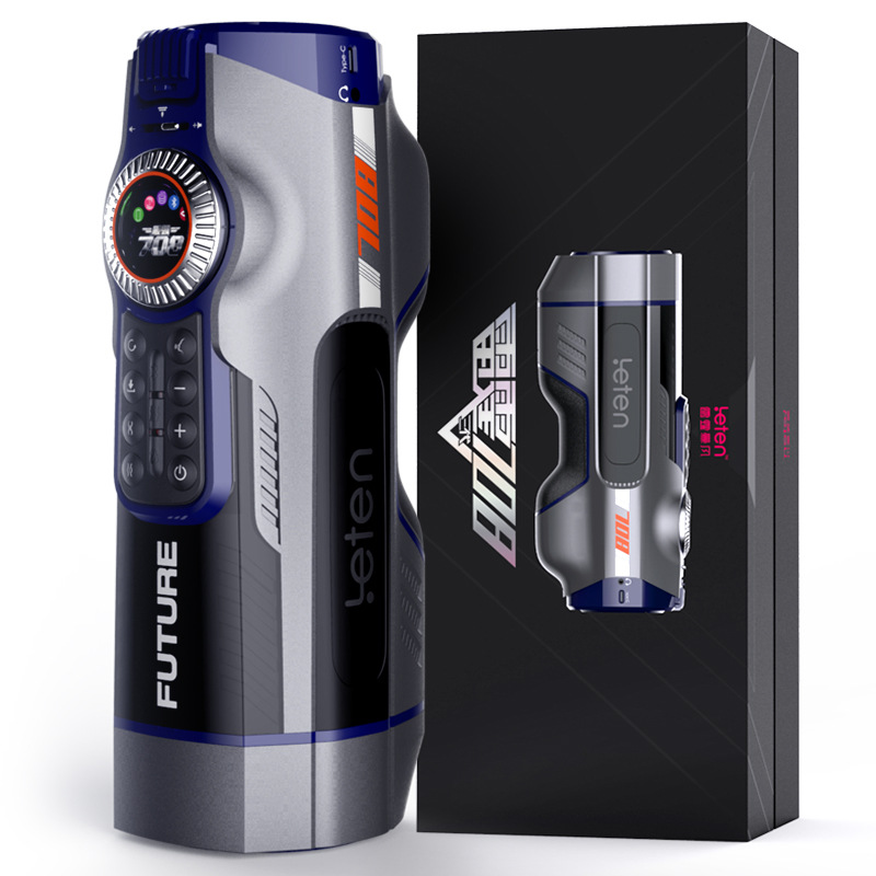 Leten Thunderstorm Future Cabin 708 Third Generation Automatic Retractable Masturbator Men's Heated Voice Airplane Cup details Picture