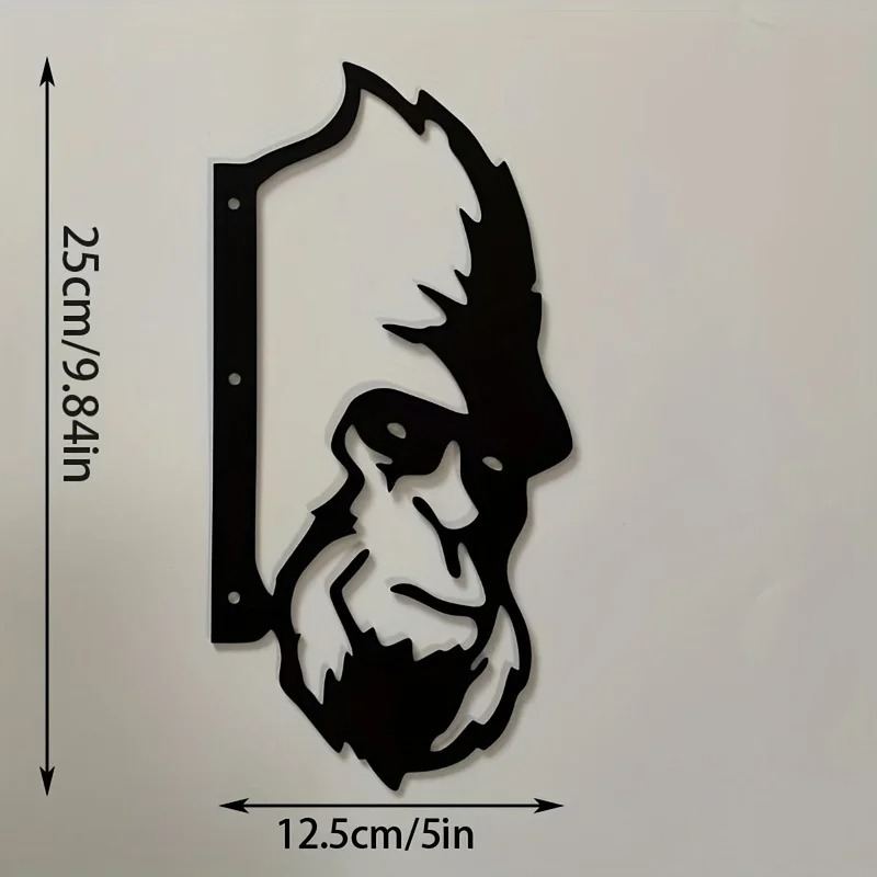 铁艺铁制工艺品金属制品黑猩猩金属Amazon 速卖通跨境爆款细节图