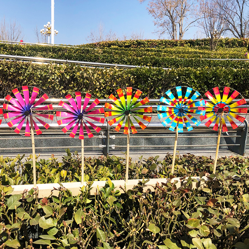 Ground Stall Outdoor Windmill Toy Wholesale Old Temple Fair Windmill Traditional Hand-Made Children's Toys Windmill Park Square Hot Selling Windmill Direct Sales Park Square In 2024 Ground Stall Windmill Toy Wholesale Application Scenario