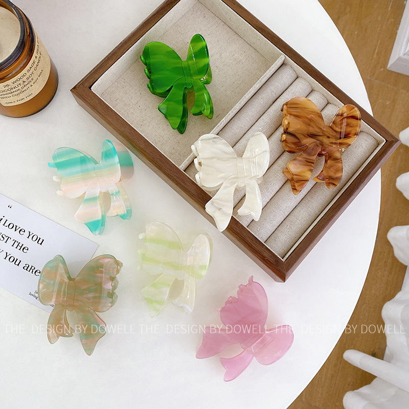 Dovey Accessories Korean Bow hair clip Top Clip Sweet medium Shark clip Premium hair clip hair accessories