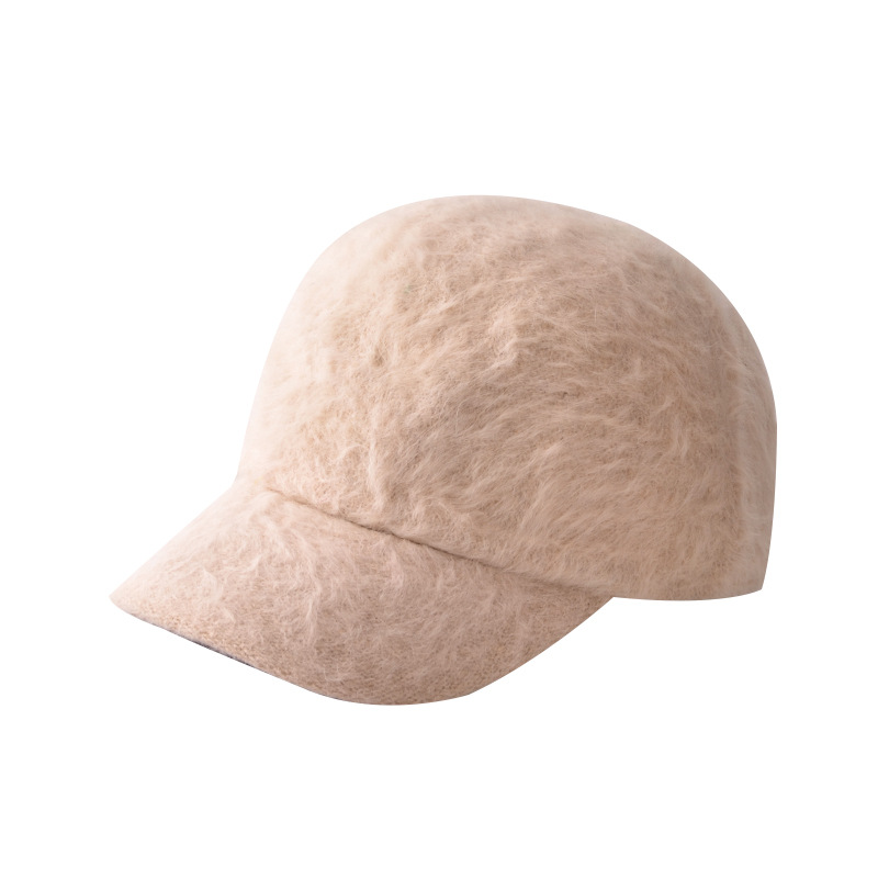 Wholesale of thickened and warm rabbit fur baseball caps for women in autumn and winter Item Picture