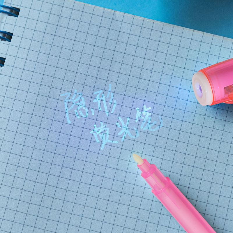 多功能防伪隐字uv魔术笔广告验钞笔LED紫外线UV隐形灯笔产品图