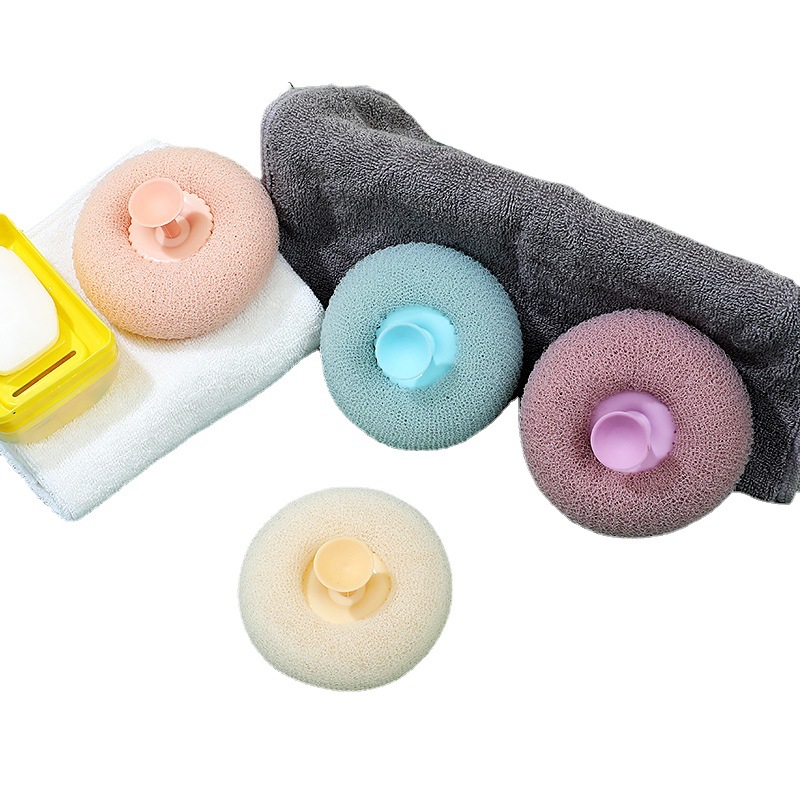 Japanese-style massage bath ball, a perfect bathing tool for both men and women. For adult use, it is a high-end and non-disperseable bath ball that can be used for both scrubbing and bathing Item Picture