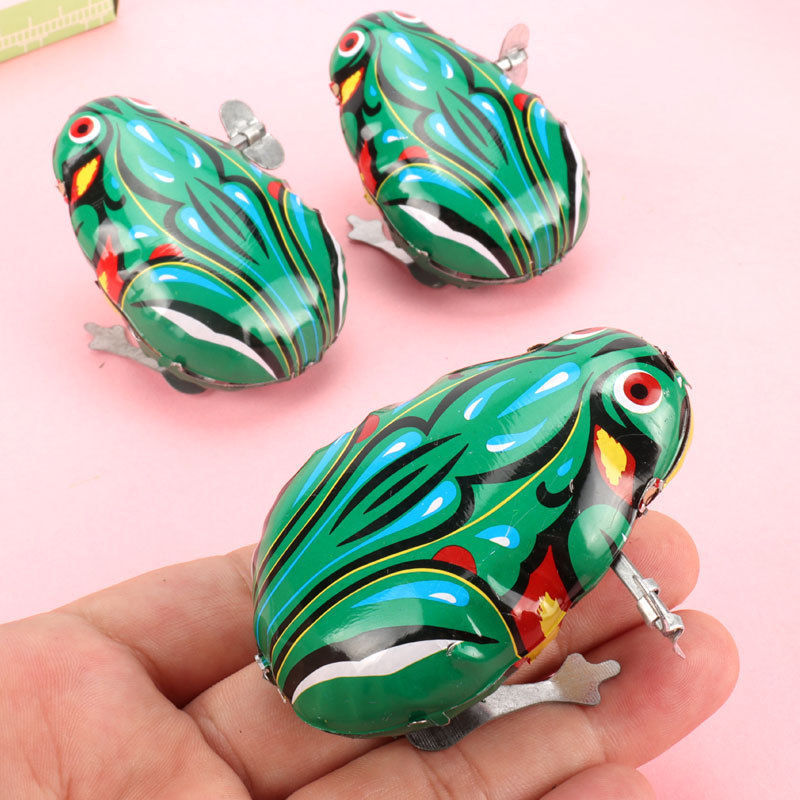 Park Square Clockwork Toys Wholesale Spot Iron Frog Factory Price Direct Sales Classic Nostalgia Chain Iron Mouse Inertia Children's Small Toys Stall Toy Factory Price Direct Sales Specification drawing