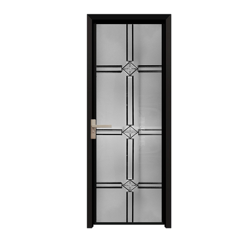 Supply Narrow Frame Aluminum Alloy Flat Door Spot Kitchen Glass Bathroom Door Bedroom Toilet Door Bathroom Door Factory Specification drawing