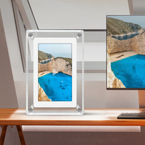 5 inch acrylic digital photo frame advertising machine video picture player NFT can be customized video decoration