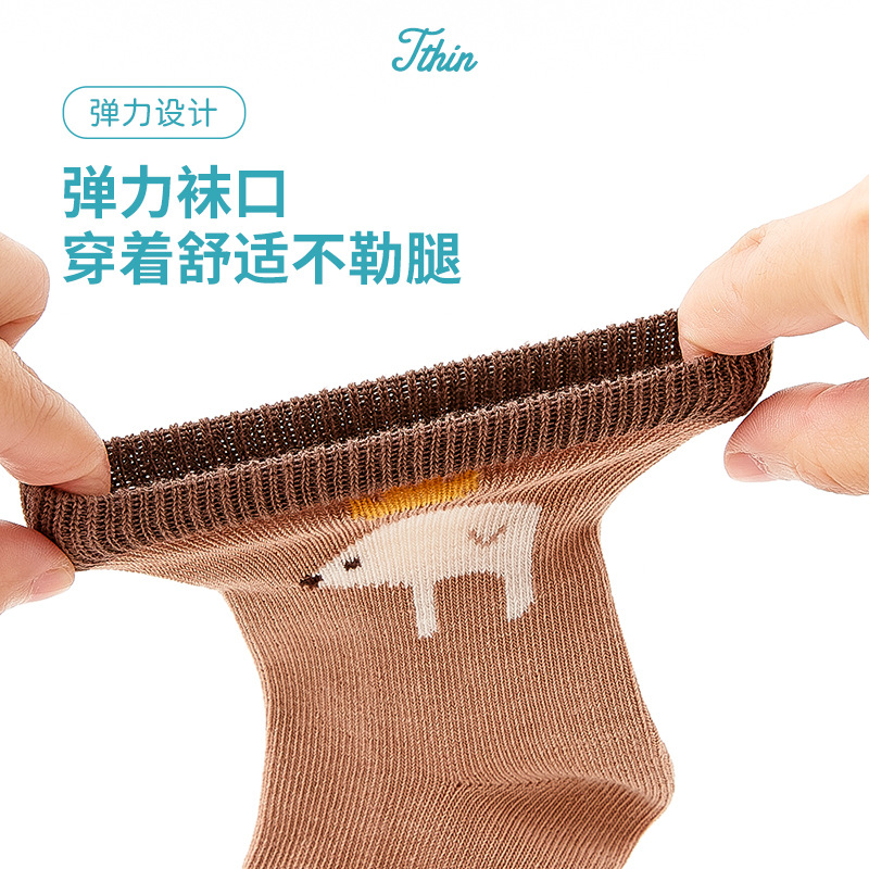 New Spring And Winter Boys' Socks 0-5 Years Old Baby Socks Boneless Loose Cartoon Baby Cotton Socks Application Scenario